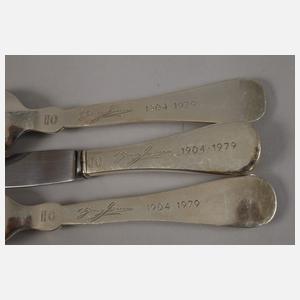 Silber Jubiläums-Dessertbesteck Georg Jensen