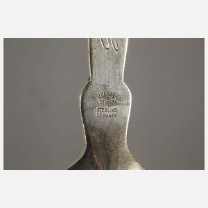 Silber Jubiläums-Dessertbesteck Georg Jensen
