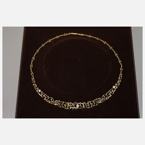 Ungewöhnliches Art déco-Collier