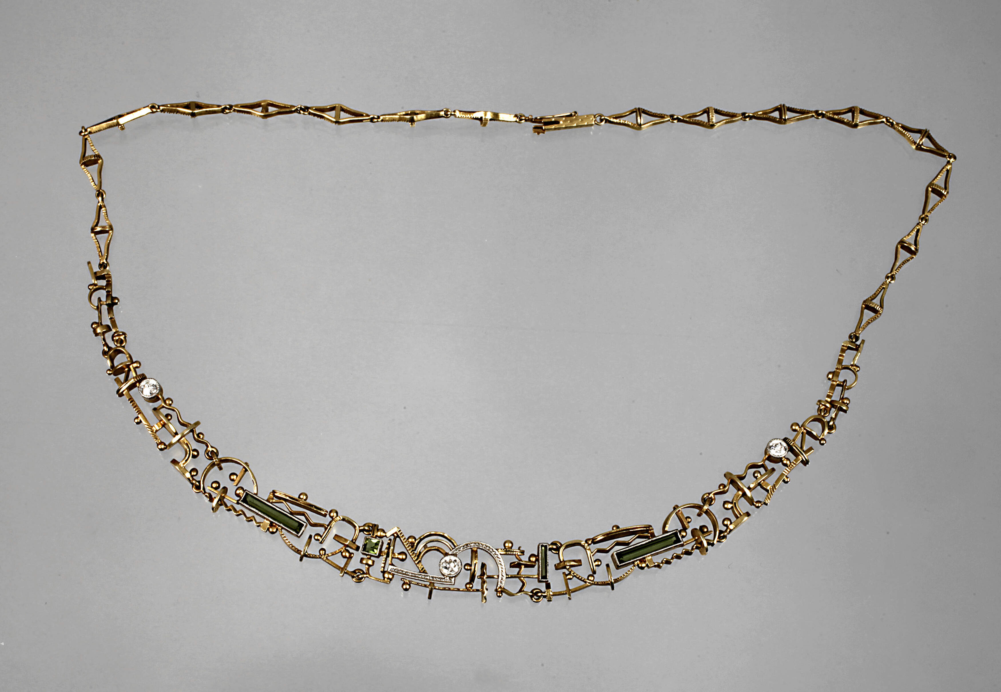 Ungewöhnliches Art déco-Collier