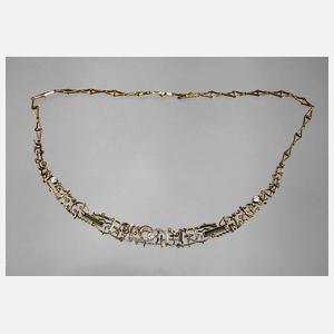 Ungewöhnliches Art déco-Collier