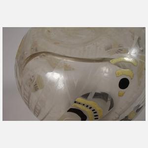 André Delatte Kugelvase Art déco