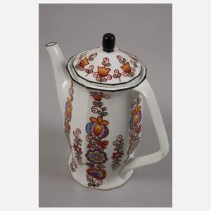 Kaffeeservice tschechischer Kubismus