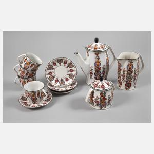 Kaffeeservice tschechischer Kubismus