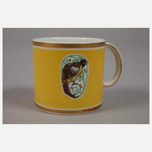 KPM Berlin Mokkatasse Vogeldekor