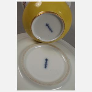 KPM Berlin Paar Mokkatassen Chinoiserie