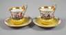 KPM Berlin Paar Mokkatassen Chinoiserie