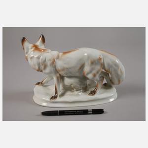 Meissen ”Silberfuchs, stehend”