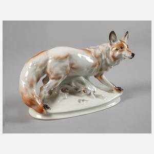 Meissen ”Silberfuchs, stehend”
