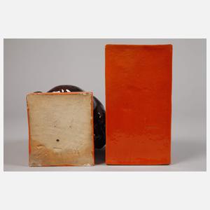 Wienerberger Paar Buchstützen mit Braunbären