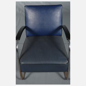 Paar Stahlrohrsessel