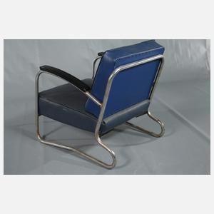 Paar Stahlrohrsessel