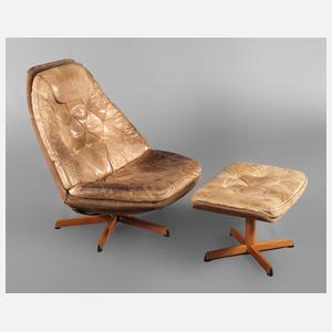 Loungechair und Ottomane