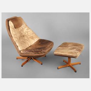 Loungechair und Ottomane