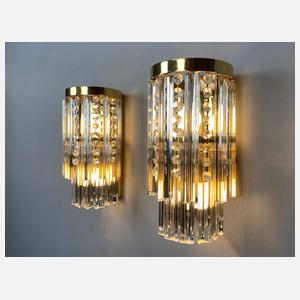 Paar Wandlampen J. T. Kalmar