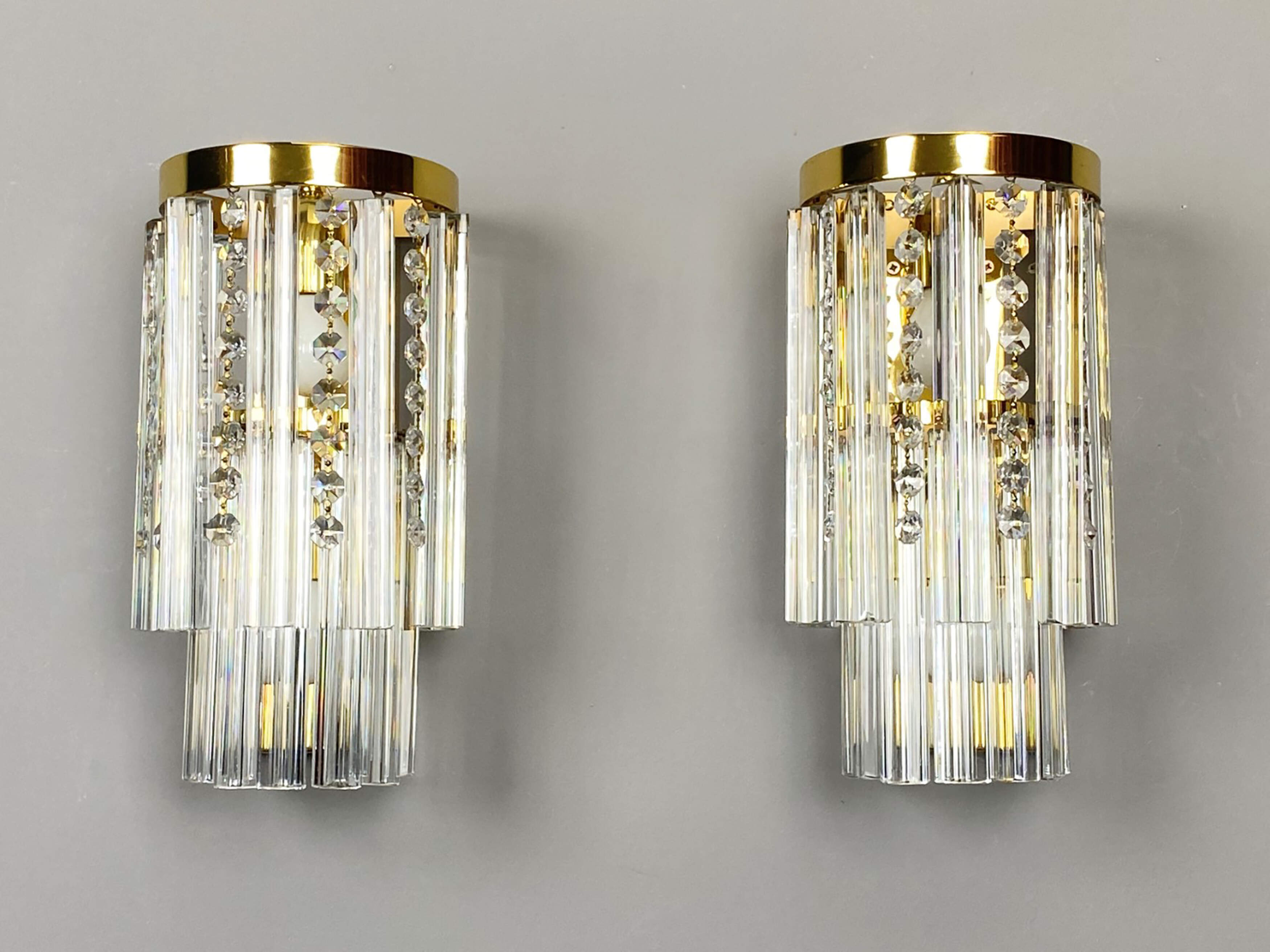 Paar Wandlampen J. T. Kalmar