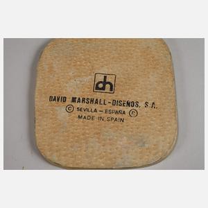 David Marshall sechs Design-Untersetzer