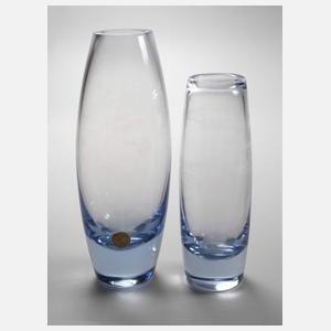 Holmegaard zwei Vasen