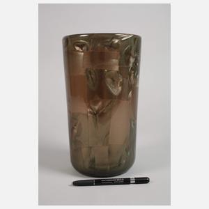 Murano seltene Vase mit Aventurin