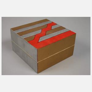 Belgien Studioporzellan Becherset in Kiste