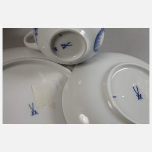 Meissen Kaffeegedeck "Orchidee auf Ast"