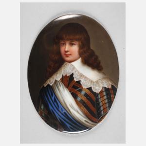 Kleine Bildplatte Waldemar Christian von Dänemark