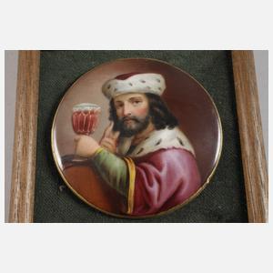 Drei kleine Bildplatten Genremalerei