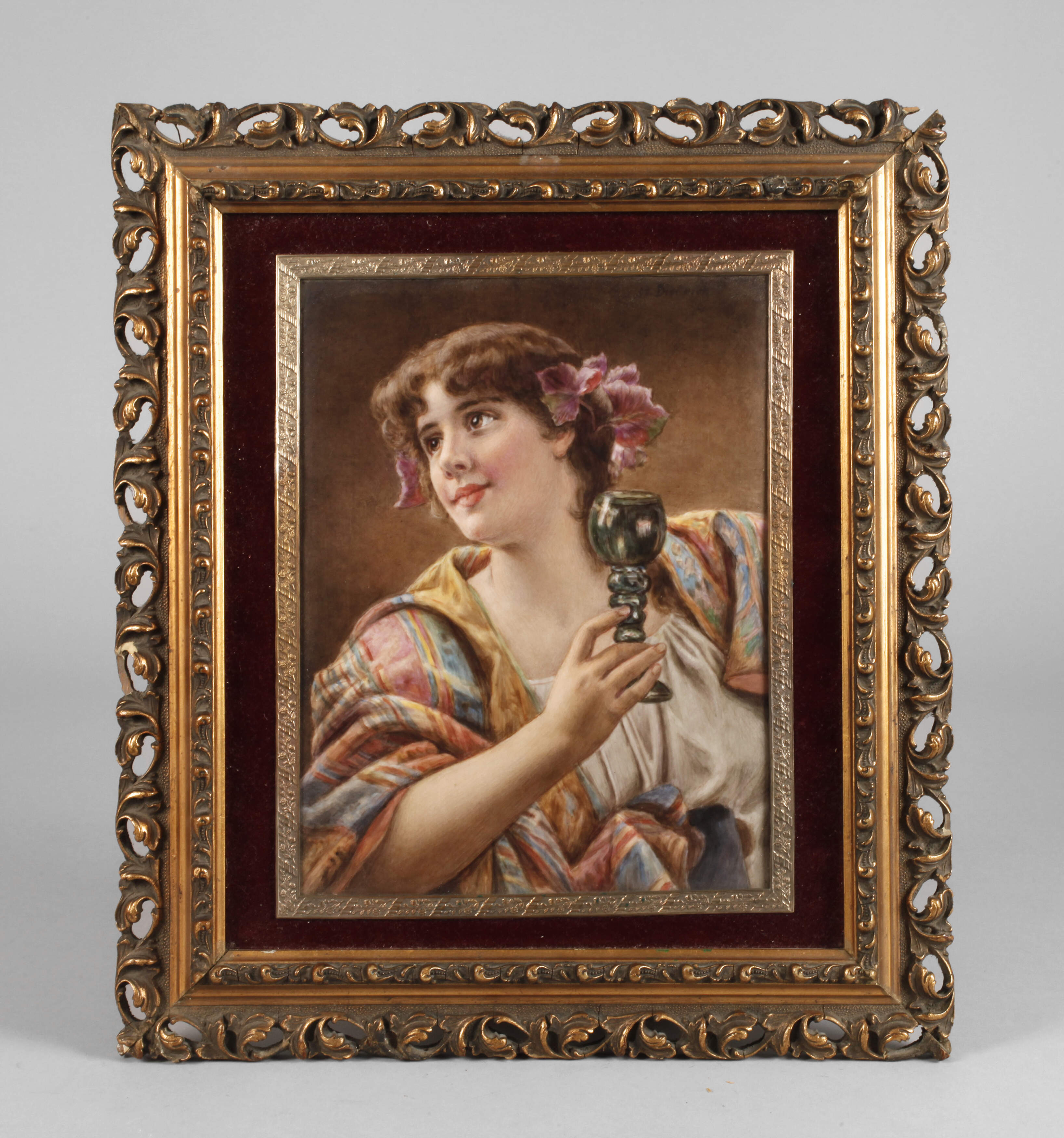 Fraureuth Bildplatte "Rheinrebe"