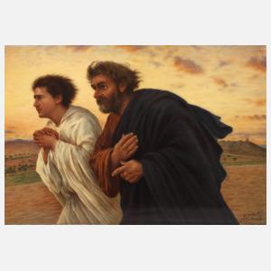 Hutschenreuther religiöse Bildplatte