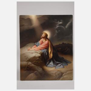 KPM Berlin Bildplatte "Christus in Gethsemane"