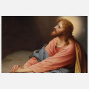 KPM Berlin Bildplatte "Christus in Gethsemane"
