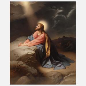 KPM Berlin Bildplatte "Christus in Gethsemane"