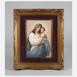 KPM Berlin Bildplatte "Madonna mit Kind"
