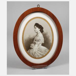 KPM Berlin Bildplatte Kaiserin Augusta