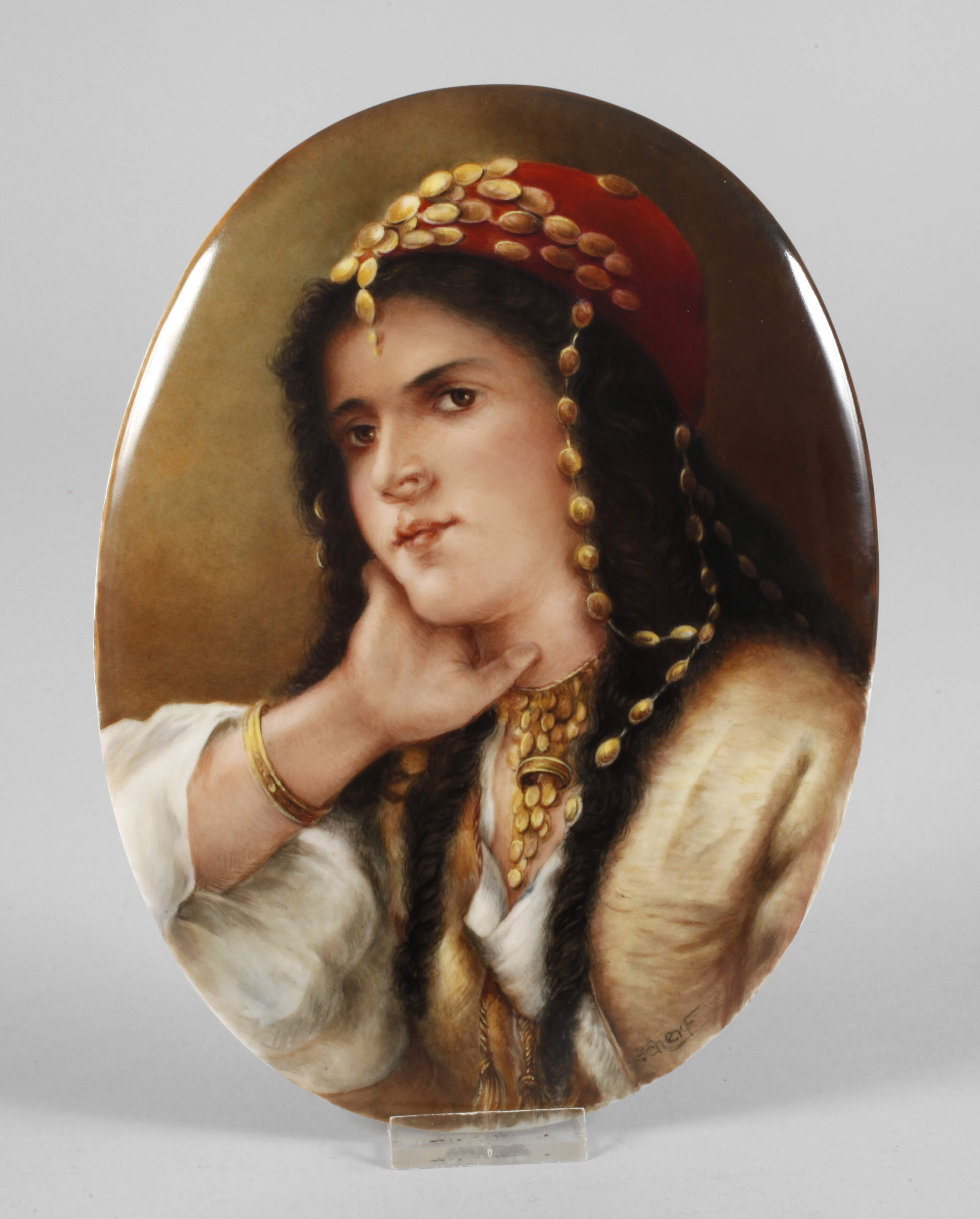 KPM Berlin Bildplatte "Odaliske"