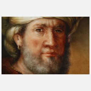 Meissen Bildplatte Orientale