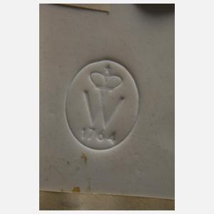 Wallendorf Bildplatte "Der Mann mit dem Goldhelm"