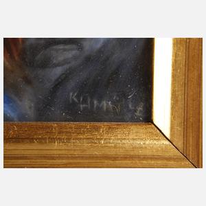 Bildplatte Portrait einer Italienerin