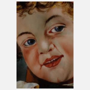 Bildplatte Kinderportrait