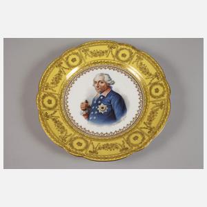 Zierteller Portrait "Friedrich der Große"