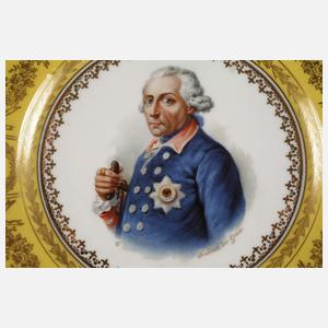 Zierteller Portrait "Friedrich der Große"