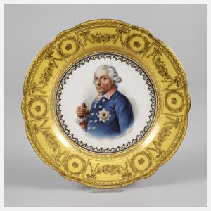 Zierteller Portrait "Friedrich der Große"