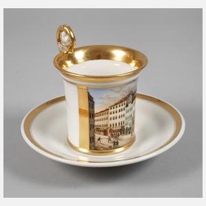 Althaldensleben große Ansichtentasse Straßenzug