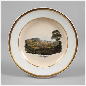 Meissen Ansichtenteller "Potschappel"