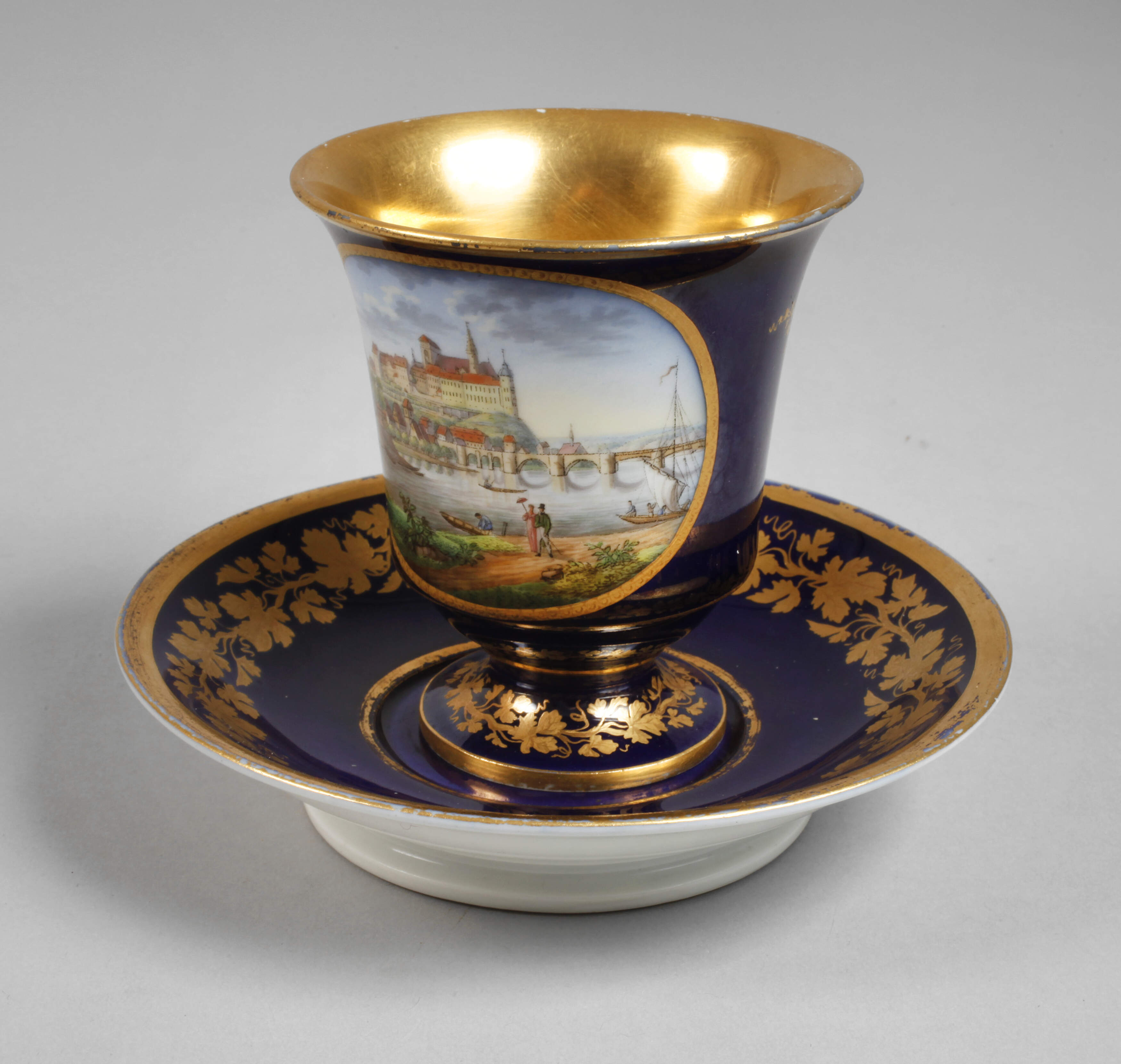 Meissen Ansichtentasse Panorama Meißen