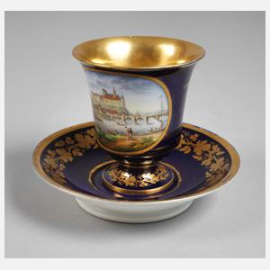 Meissen Ansichtentasse Panorama Meißen