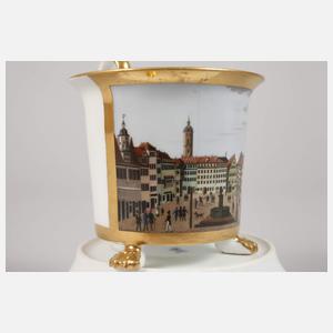 Meissen Ansichtentasse Marktplatz Jena