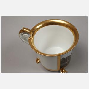 Meissen Ansichtentasse Marktplatz Jena