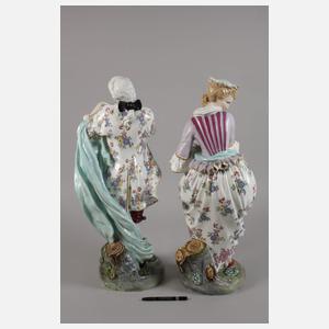 Frankreich übergroßes Rokokopaar