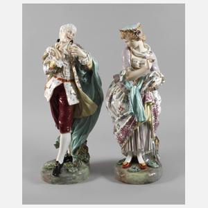 Frankreich übergroßes Rokokopaar